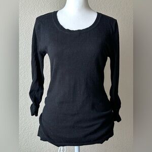 Banana Republic Black Scoop Neck Sweater | Size XS